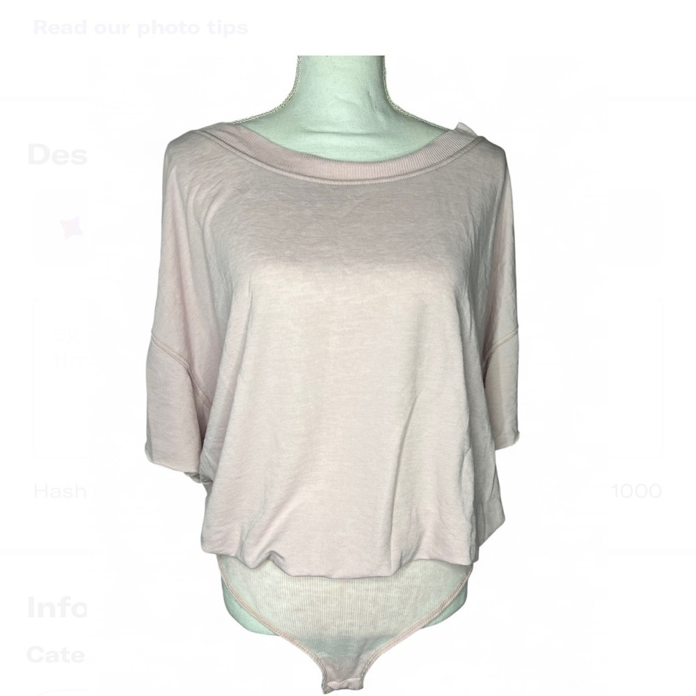 Free People Slouchy T-shirt bodysuit